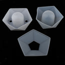Silicone Succulent Plants Flower Pot Mould Candle Holder Mould Fondant Cake