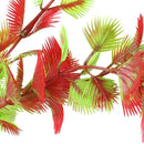Red Plastic Fern Plants Water Fish Tank Landscaping Aquarium Ornament DecoraH2X9