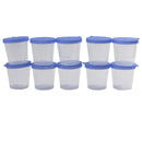 40ml Lab stool sample collection cup hard plastic urine test collectioncupbox M&