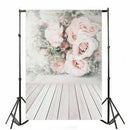 5x7ft Pink romantic flowers Backdrop Photography Studio Props Background Vi