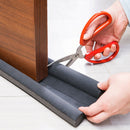 Door Bottom Sealing Strip Guard Sealer Stopper Door Weatherstrip (Black) A