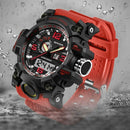 Sanda Casual Men'S Watch Digital New Electronic Sports Watch Waterproof Mal O6W1