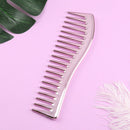 Anti-static Wide Tooth Comb Barber Heat Resistant Curly Hair Pink for Beauty