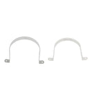 2x Rustproof Stainless Steel Pipe Saddle Clamp Fixing - 120mm/4.72inch