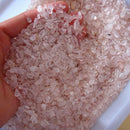 100g Natural Pink Rose Rock Mini Quartz Crystal Stones Gravel Specimens Healing
