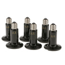 E27 Reptile Heat Lamp Infrared Brood Light Bulb Dia.75mm 75W 220-240V Black