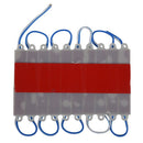 1*10pcs 5050 SMD 3 LED Module LED Strip String Light Waterproof DC 12V blue C5J1