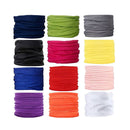 12pcs Outdoor Sports Bandana Scarf Seamless Elastic Face Cover Neck Tube