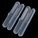 2Pcs Portable babies tableware box storage case transparent spoon box ME