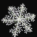 AU!90PCS 11cm White Snowflakes Decorations Christmas Tree Party Charms Ornaments