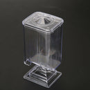 Makeup Cotton Pad Box Clear Nail Art Remover Paper Holder Organizer Case A