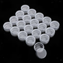 Set of 20,Empty Clear Small Storage Containers for A Wide Variety of Items,Such