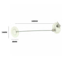 Aluminum Alloy Door Window Lock Child Safety Door Security Lock (White)