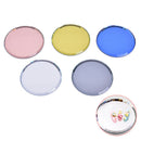 Manicure Mirror Glass False Nail Tips Display Board Color Palette Random Col%!