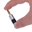 1 pcs 4.4mm Headphone Earphone 5 Pole Pin Plug Jack Audio DIY Adapter For S
