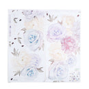 Blue Peony Rose Flowers Wall Stickers for Kids Room Living Room Home DecorJ Gw