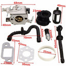 Carburetor with Air Filter Fuel Line Gasket Kit for STIHL MS180 Chainsaw