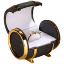 Beer Barrel Jewelry Gift Box Travel Women Studs Showcase Ring Display Case