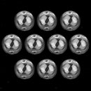 10x Clear Small Glass Ball Bottles Pendant DIY Charms Vials Wish Bottles NEW