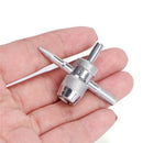 Car Bike Tire Accessory + 4 Valve Stem Core 4 Way Tyre Valve Repair Remover T 3c
