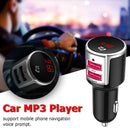 BC33 Bluetooth FM Transmitter Hands-free MP3 Player QC3.0 USB Car Charger