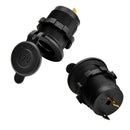 2 Pcs Cigarette Lighter, Waterproof Marine Grade 12V / 24V DC Lighter Socke C9T9