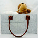 Multi-function Portable Baby Diaper Storage Bag Felt Mummy Nappy Organizer
