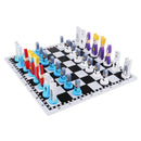 Handmade European Wooden Chess Set with 11 Inch Board and Chess Pieces