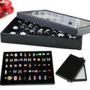 Fashion Jewelry Organizer Box Holder Show Case For Ring Earring Storage D GEG
