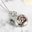 Fashion trumpet two bird cages pocket watch Creative mini pocket watch J1W5