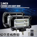 72W LED Light Work Bar Lamp Driving Fog Offroad SUV 4WD Car Boat Truck %x