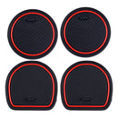 16Pcs Anti-Slip Gate Slot Mat Black fit for Subaru XV 2018 2019 PVC New
