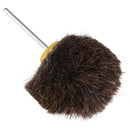 2pcs 6mm Shank Flower Head Pig & Horse Hair Polishing Buffing Brush High