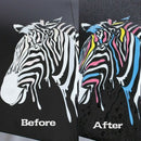 Folding Portable Umbrella Color Changing Zebra Umbrella Anti-Uv Sunshade Ra