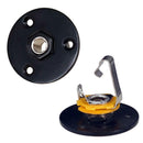 3pcs Guitar Round Output Jack Socket Plate for Electric Guitar Replacement