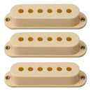 3Pcs/Set 48/50/52Mm Plastic Beige Single Coil Pickup Covers Set For Electri