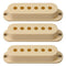 3Pcs/Set 48/50/52Mm Plastic Beige Single Coil Pickup Covers Set For Electri
