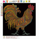 5D Diamond Painting DIY Embroidery Cock Animals Cross Crafts Stitch Decor