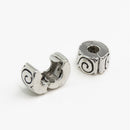 Women Clip Lock Beads Water Ripple Stopper Bead Fit Bracelets & Bangles DIY FT