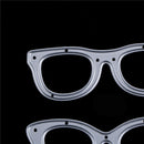 2X Glasses Metal Cutting Dies Stencil For Scrapbooking DIY Album Cards Deco JR