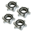 4x Standard 1'' Dumbbell Spin Lock Replacement Barbell Hex Nut Bars Collar Screw