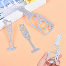 1PC Wine Bottle Metal Cutting Die For Photo Album Paper Cards Decor JR