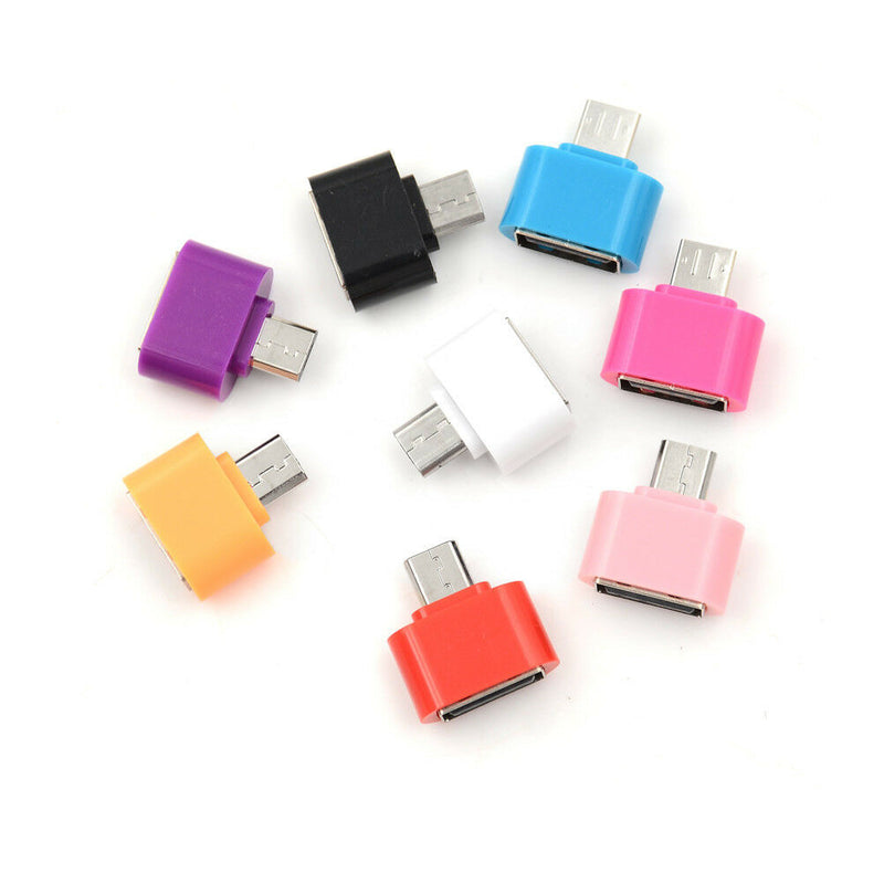 3pcs Micro USB Male to USB 2.0 Adapter OTG Converters For Android Tablet PhoneM&