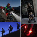 6pcs Cycling LED Bicycle Lights Bike Emergency Warn Front Rear Night Lamp