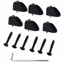 6Pcs Zinc Alloy Headless Electric Bass Guitar String Locking Nut Set Deluxe