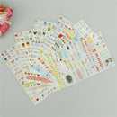 6X Simple Life Stickers For DIY Scrapbooking Planner Cardmaking_Journaling BX