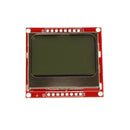 Metal 84x48 LCD Module Red LED Background Display Adapter Board For Nokia 5110