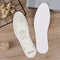1 Pair Latex Insole Men Women Sweat-absorbent Breathable Non-woven Inso OZ