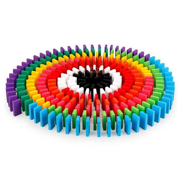 120x Entertainment Large Domino Children Early Education Wooden EducationalSEAU