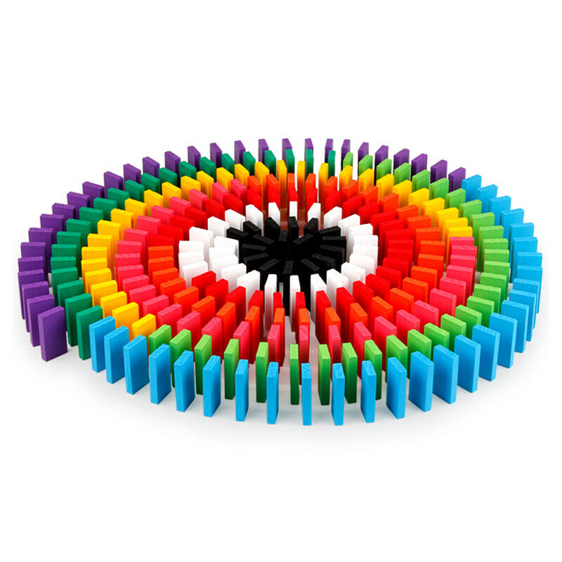 120x Entertainment Large Domino Children Early Education Wooden EducationalSEAU